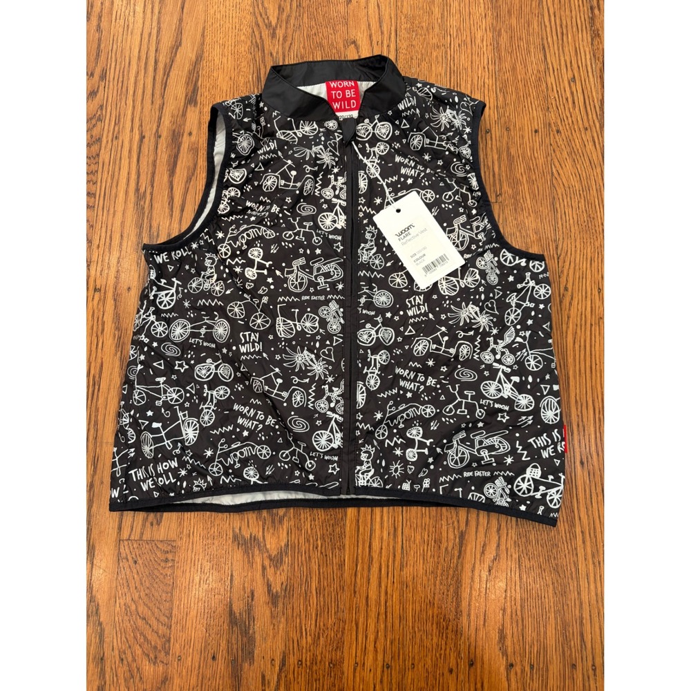 Woom Kids Flare Reflective Vest Bike Safety Size 120/130 6 7 8